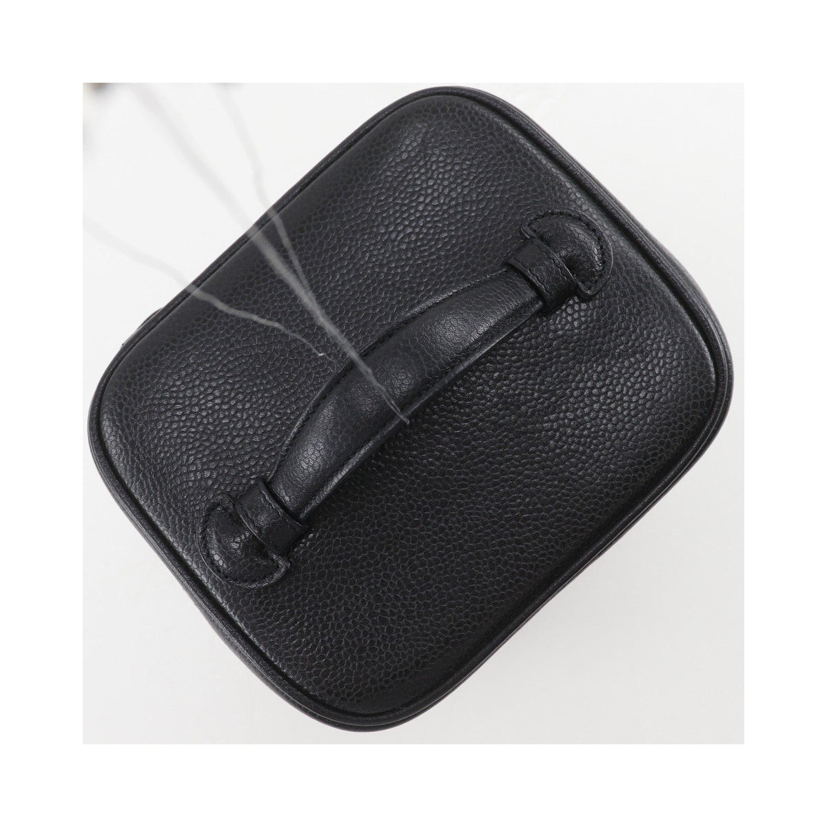 Sac À Main Chanel Vintage Timeless Cosmetic Case Tall Cuir - Noir