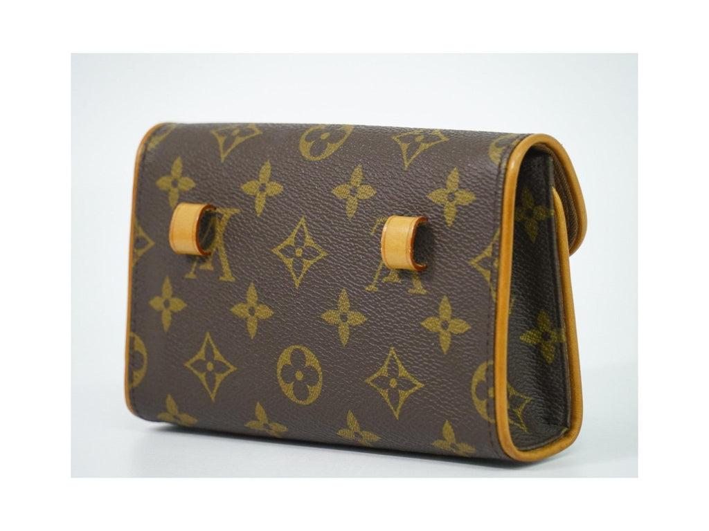 Pochette Louis Vuitton Florentine Pochette Toile - Marron