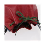 Sac Porté Épaule Louis Vuitton Tricolor Noe Handbag Large Cuir - Rouge