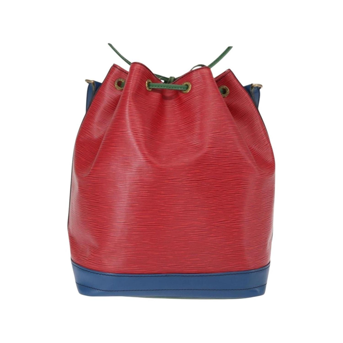 Sac Porté Épaule Louis Vuitton Tricolor Noe Handbag Large Cuir - Rouge