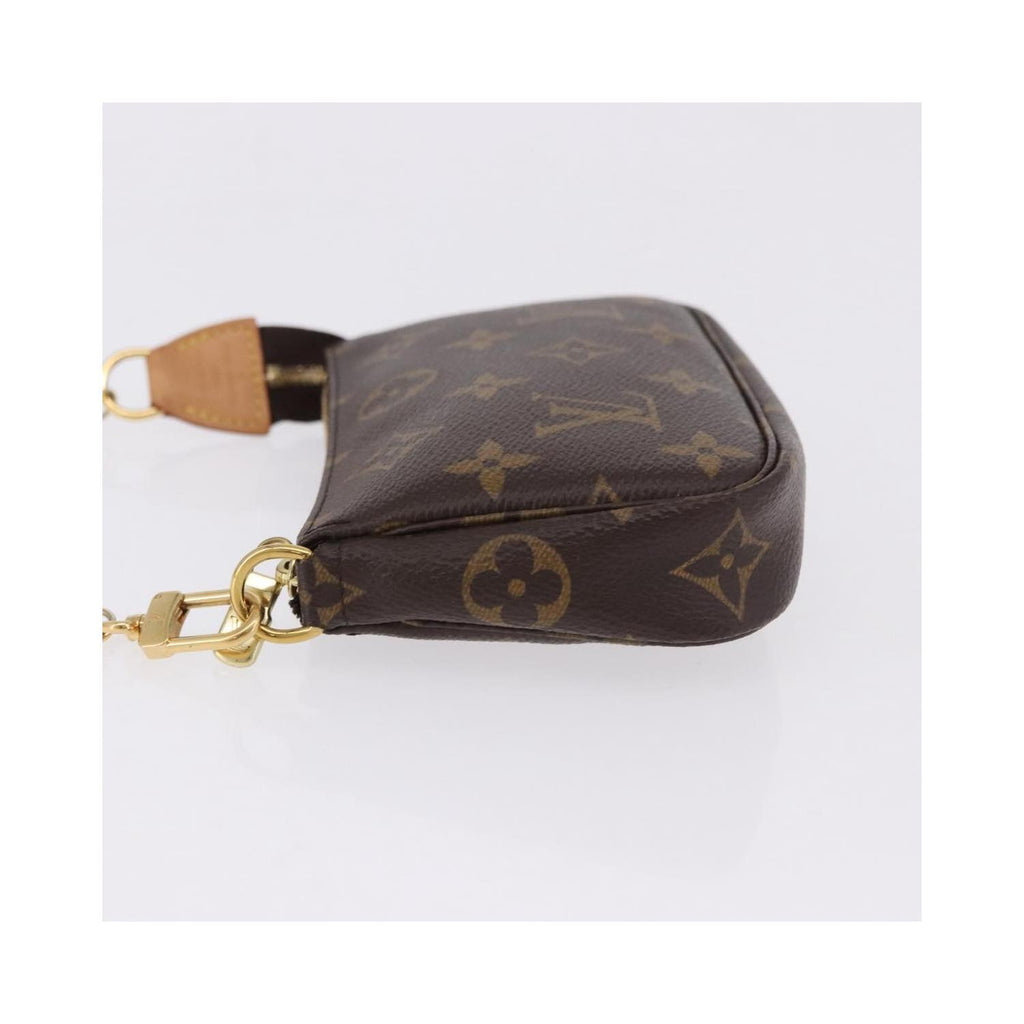 Pochette Louis Vuitton Mini Pochette Accessoires Mini Toile - Marron