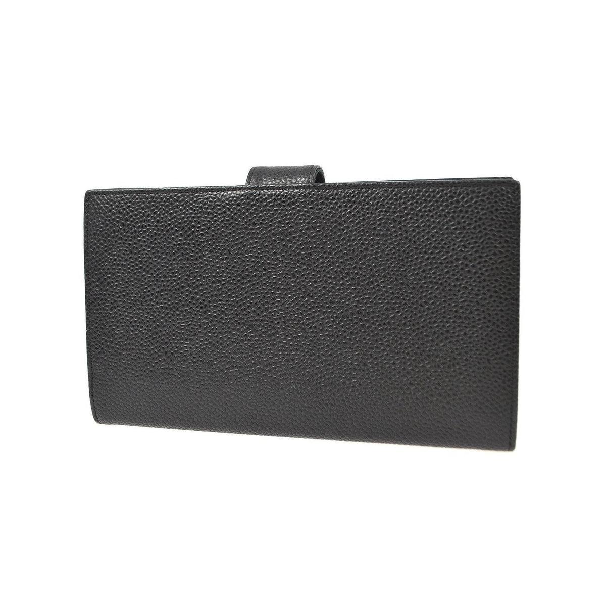 Portefeuille Chanel Timeless Cc French Long Cuir - Noir
