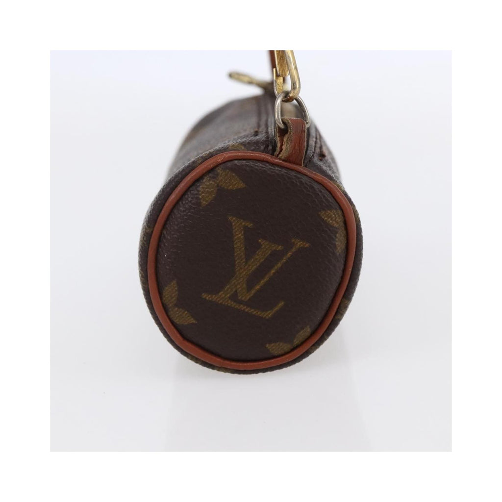 Pochette Louis Vuitton Papillon mini de lona marrón