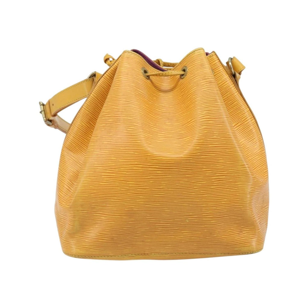 Sac Porté Épaule Louis Vuitton Petit Noe Medium Cuir - Jaune