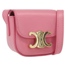 Celine Triomphe Shoulder Bag Smooth Calfskin Mini