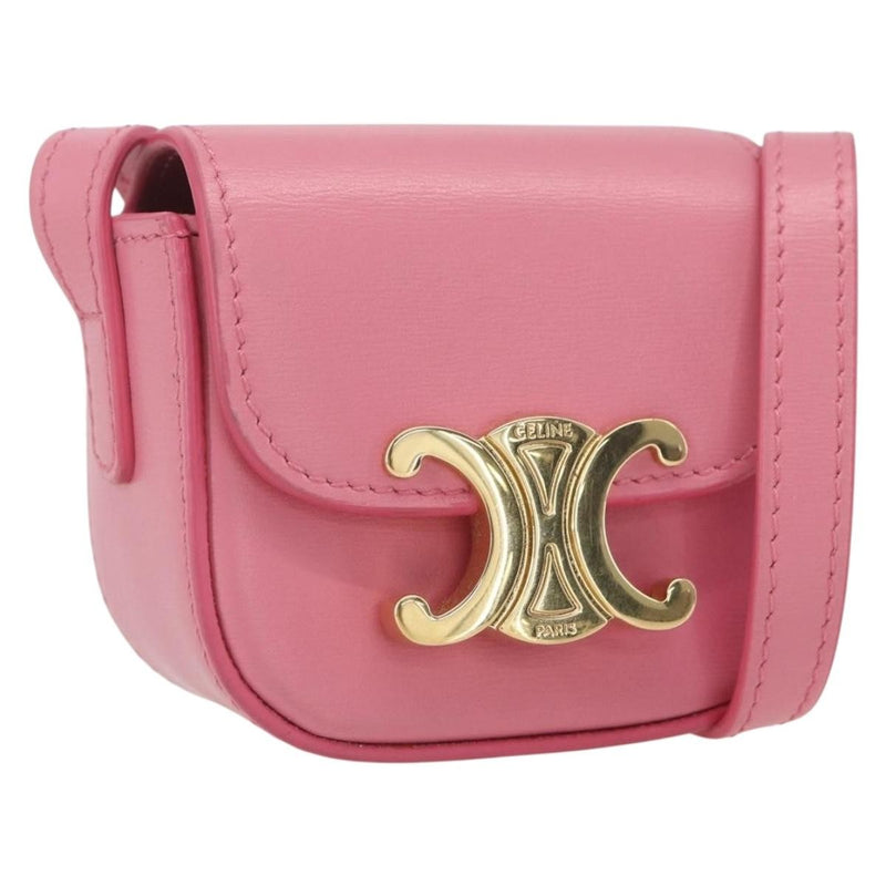 Celine Triomphe Shoulder Bag Smooth Calfskin Mini
