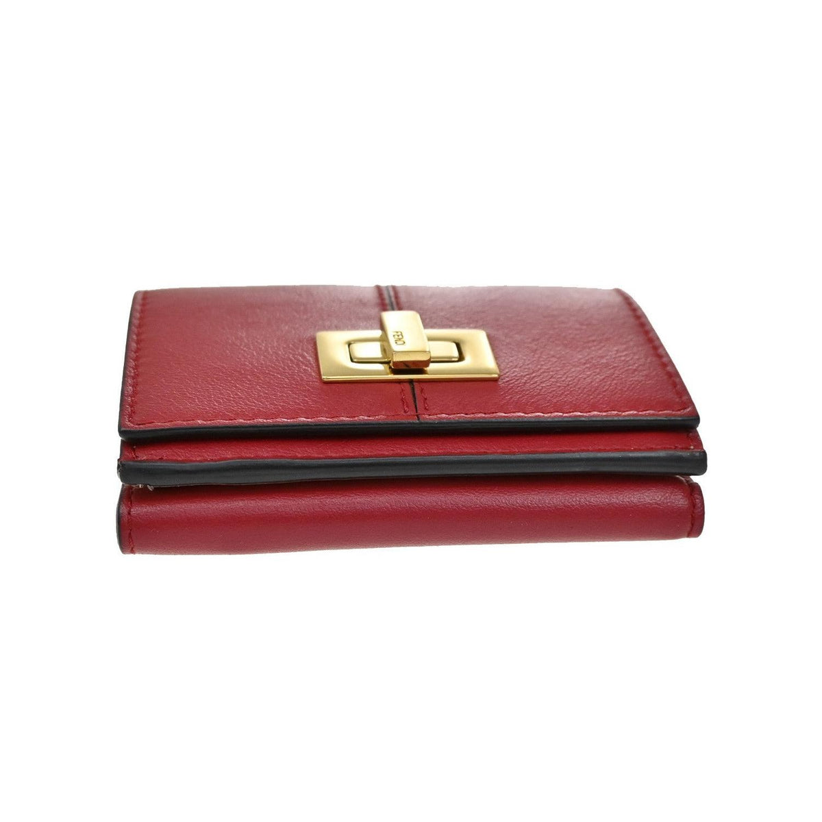 Portefeuille Fendi Peekaboo Long Cuir - Rouge