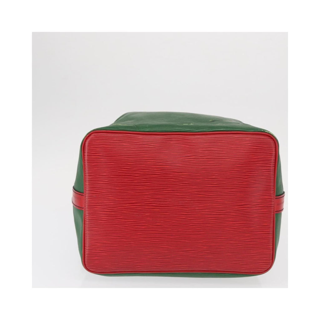 Sac Porté Épaule Louis Vuitton Bicolor Petit Noe Handbag Cuir - Vert