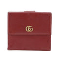 Portefeuille Gucci Gg Marmont Bifold Wallet Compact Cuir - Rouge