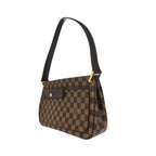 Borsa a spalla Louis Vuitton Aubagne in tela - Marrone