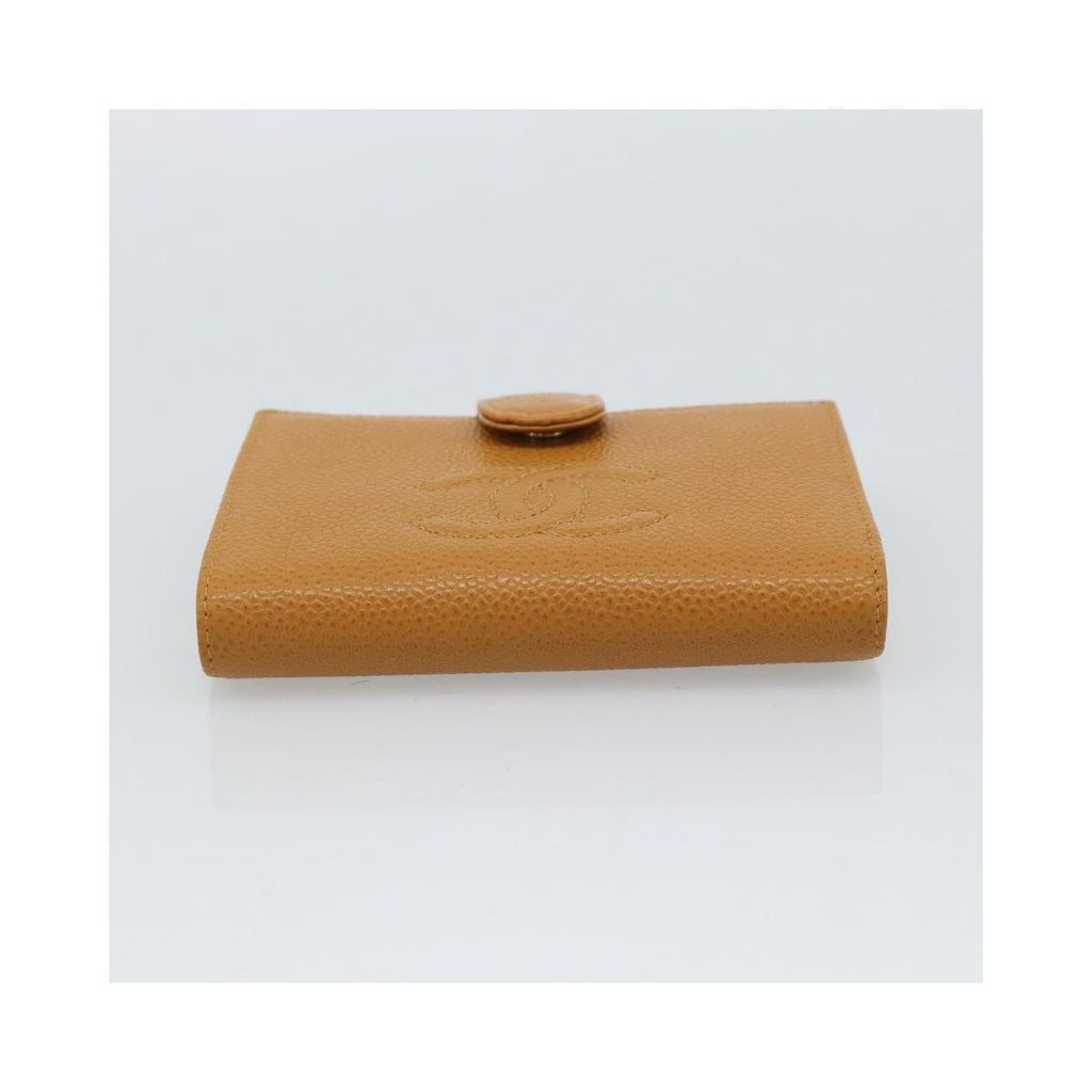 Portefeuille Chanel Timeless Cc French Compact Cuir - Marron