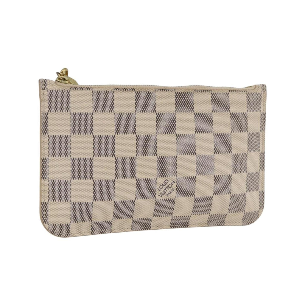 Pochette Louis Vuitton Neverfull Pochette Small Toile - Blanc