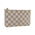 Pochette Louis Vuitton Neverfull Pochette Small Toile - Blanc