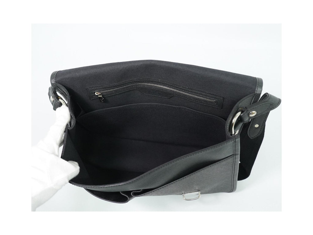 Sac Porté Épaule Louis Vuitton Alexei Messenger Cuir - Noir
