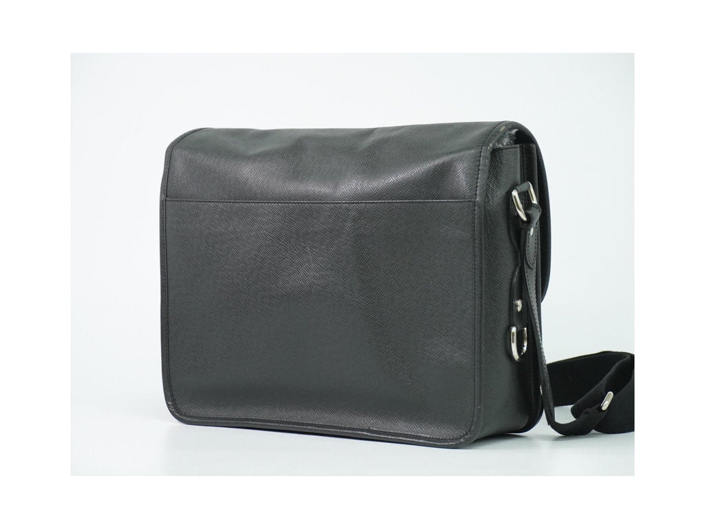Sac Porté Épaule Louis Vuitton Alexei Messenger Cuir - Noir