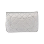 Sac Bandoulière Chanel Reissue 2.55 Wallet On Chain Cuir - Argent
