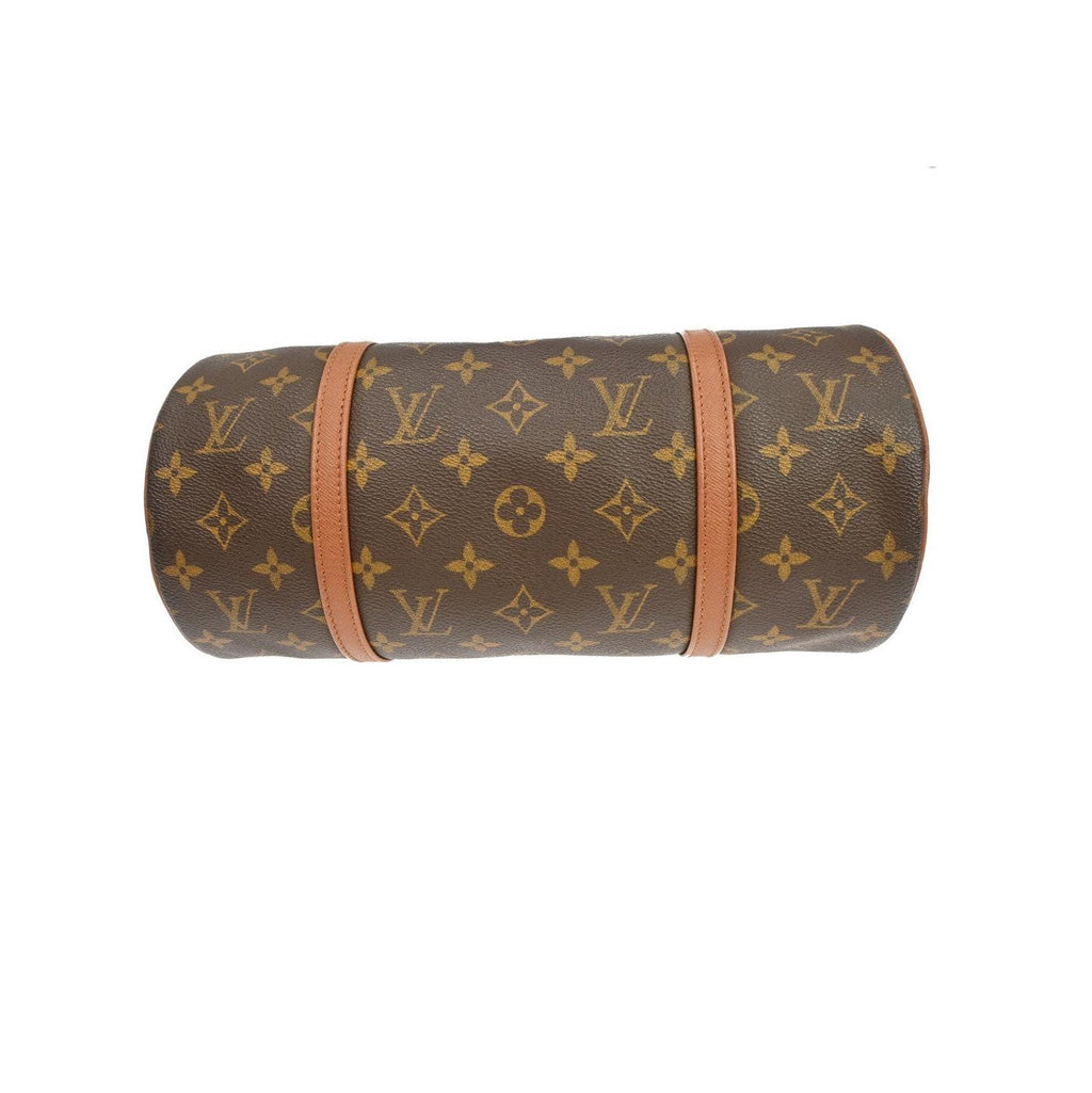 Sac À Main Louis Vuitton Papillon 30 Toile - Marron