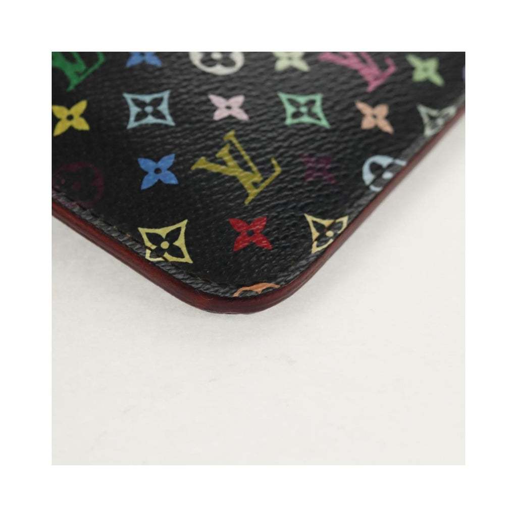 Louis Vuitton - Portamonete Pochette Clés NM in tela - Nero