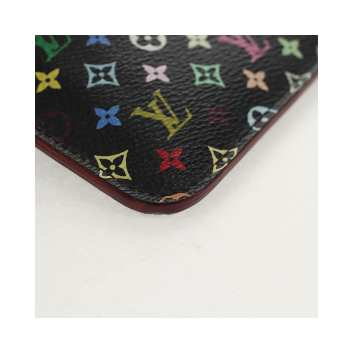 Louis Vuitton - Portamonete Pochette Clés NM in tela - Nero