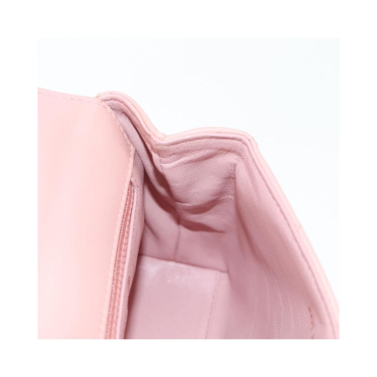 Sac Chanel Vintage Camellia Flap Bag Micro Cuir - Rose