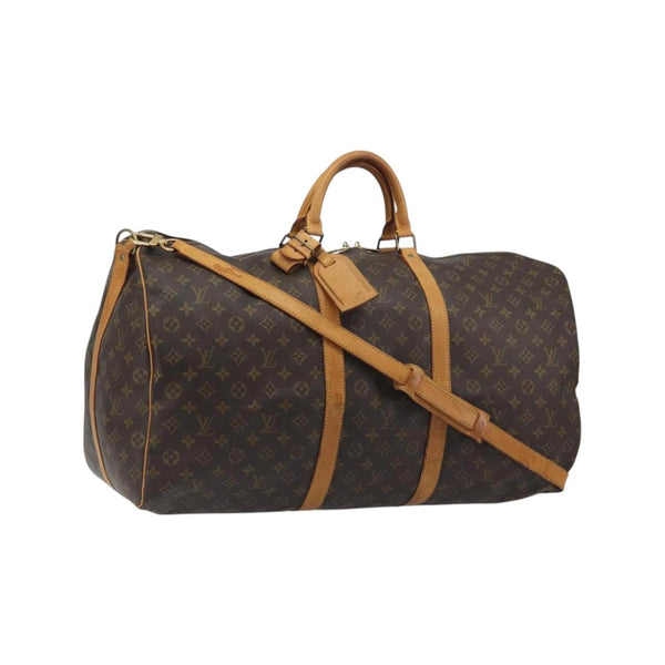 Louis Vuitton - Keepall Bandoulière 60 canvas travel bag - Brown