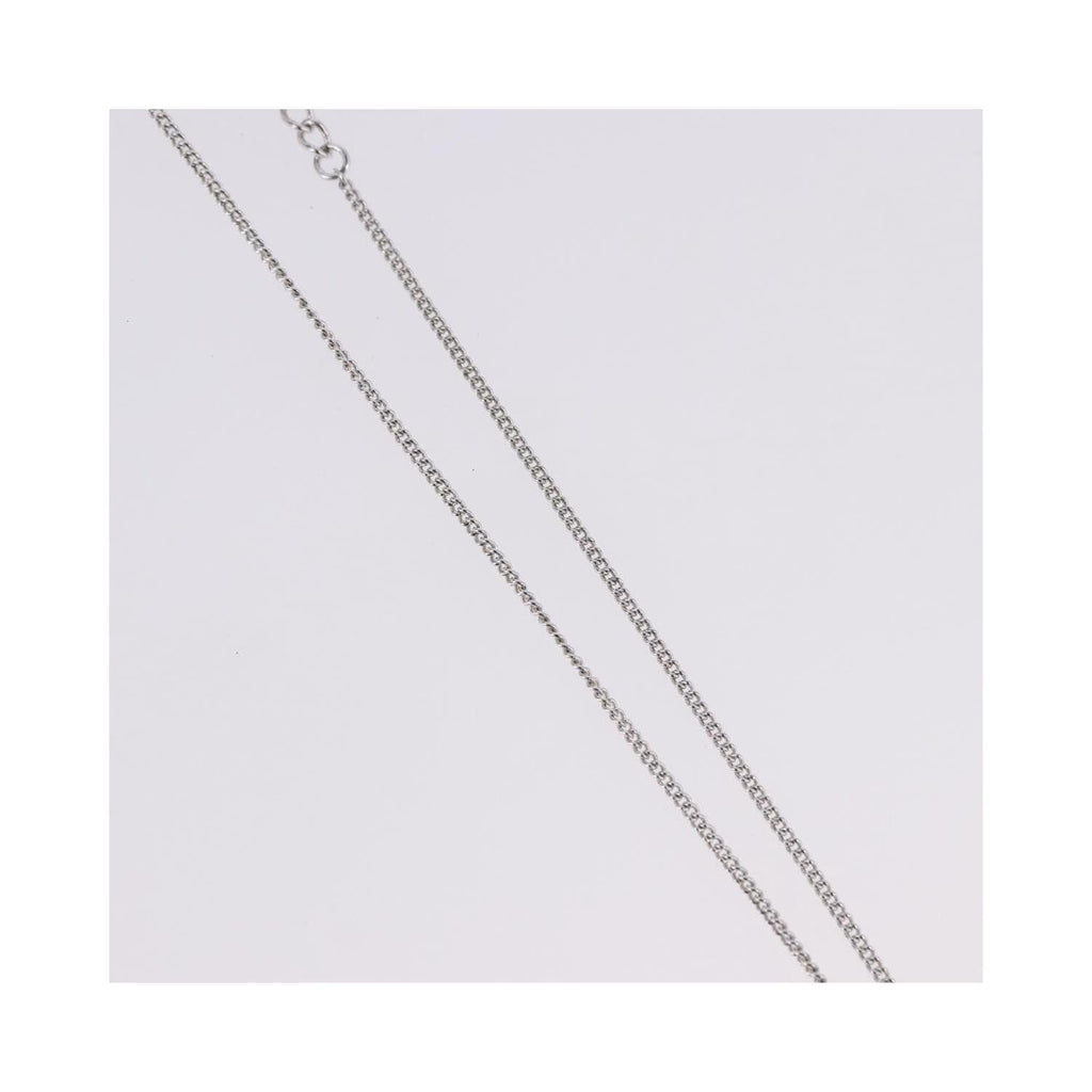 Collier Christian Dior Vintage Dior Logo Metal - Argent