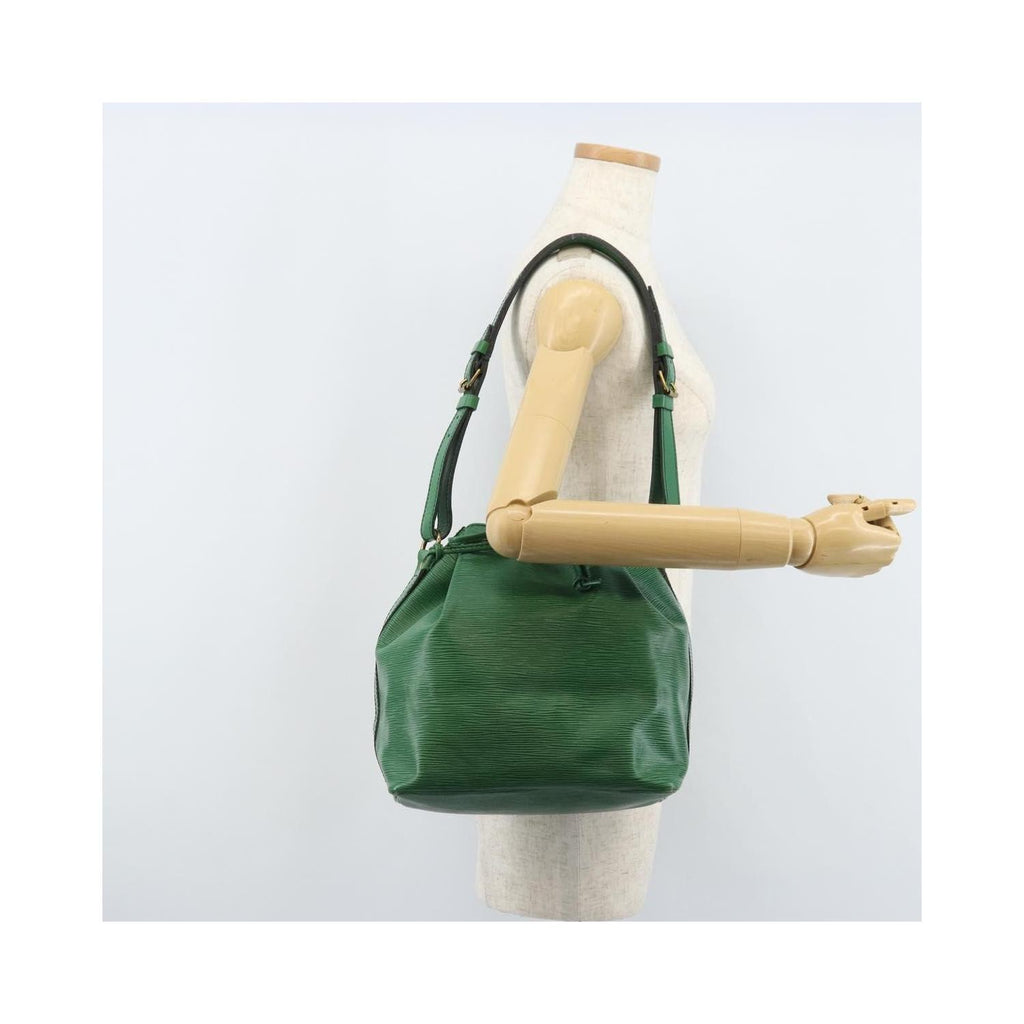 Sac Porté Épaule Louis Vuitton Petit Noe Medium Cuir - Vert