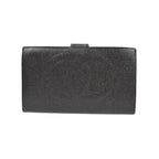 Portefeuille Chanel Timeless Cc French Long Cuir - Noir