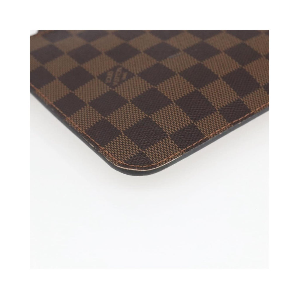 Pochette Louis Vuitton Neverfull Pochette Mm Toile - Marron