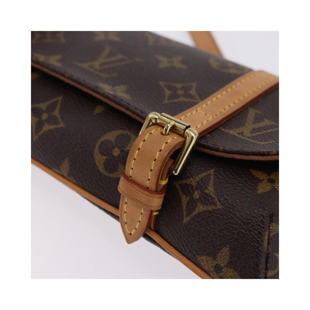 Sac À Main Louis Vuitton Marelle Waist Toile - Marron