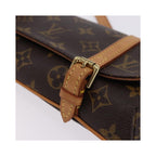 Sac À Main Louis Vuitton Marelle Waist Toile - Marron