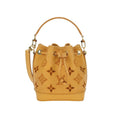 Sac Porté Épaule Louis Vuitton Noe Nm Nano Cuir - Jaune