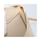 Pochette Louis Vuitton Mott Handbag Cuir Verni - Beige
