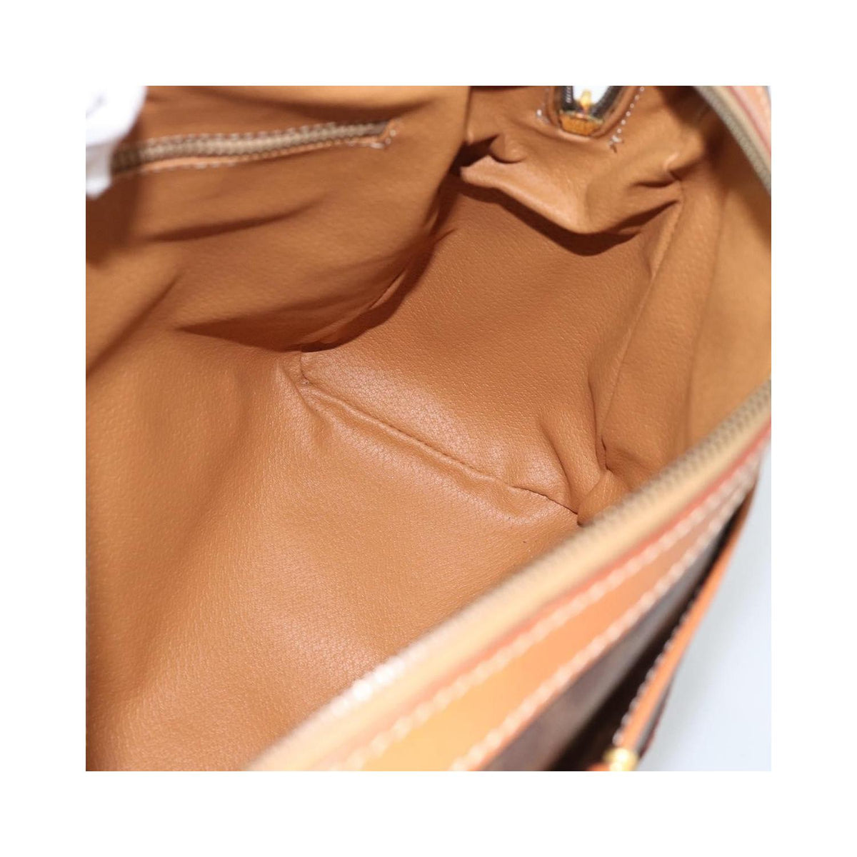 Sac À Main Celine Vintage Macadam Boston Toile - Marron