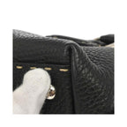 Fendi - Sac À Main Selleria Frame Doctor Mini Cuir - Noir