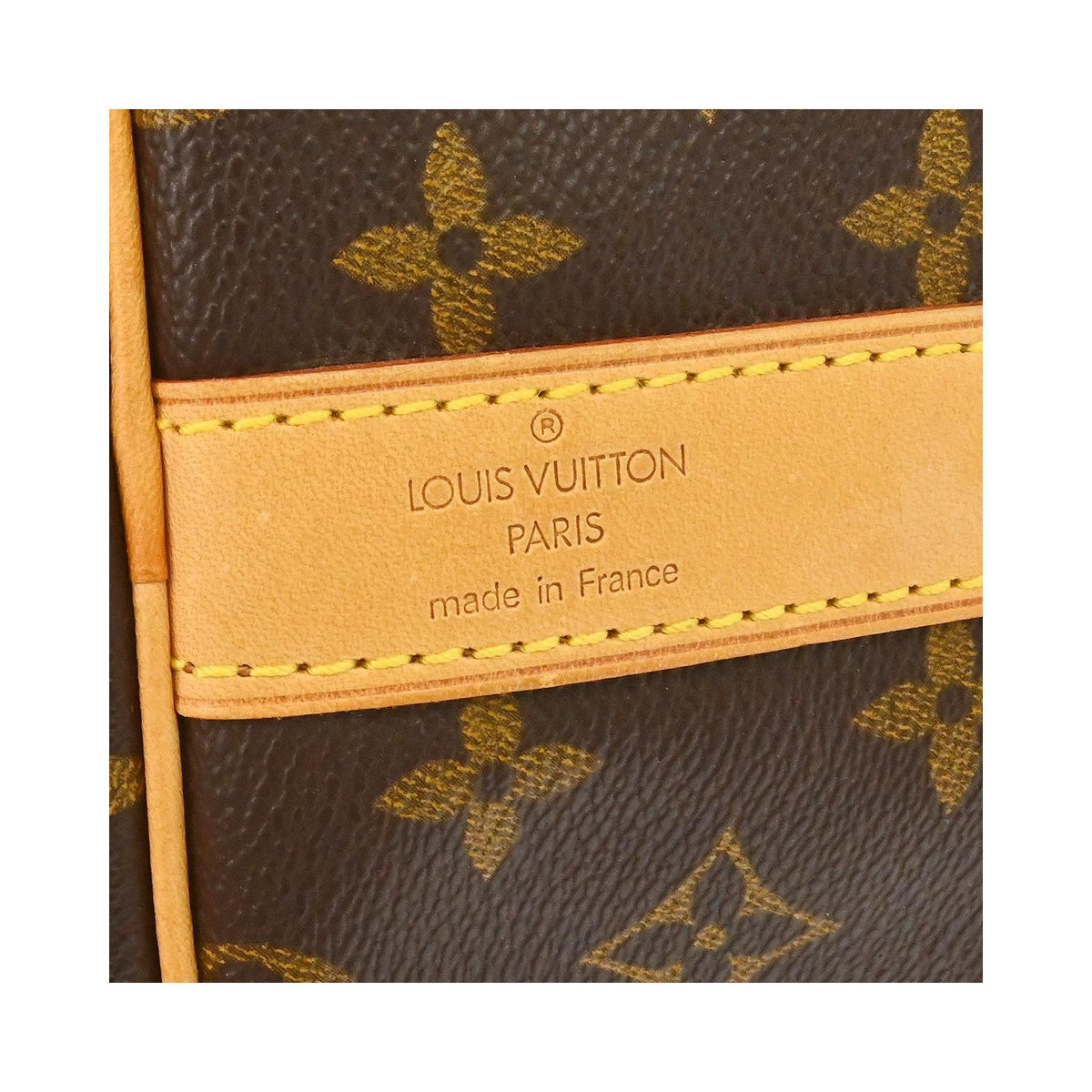Sac De Voyage Louis Vuitton Keepall Bandouliere 60 Toile - Marron
