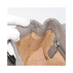 Sac À Main Fendi Selleria Linda Satchel Mini Cuir - Gris