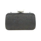 Pochette Louis Vuitton Motard Minaudiere Satin - Gris