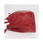 Sac Porté Épaule Louis Vuitton Petit Noe Medium Cuir - Rouge