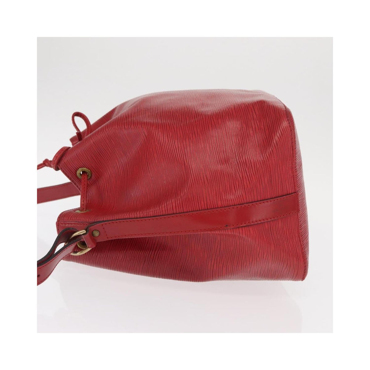 Sac Porté Épaule Louis Vuitton Petit Noe Medium Cuir - Rouge