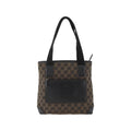 Cabas Gucci Vintage Front Pocket Tote Toile - Noir