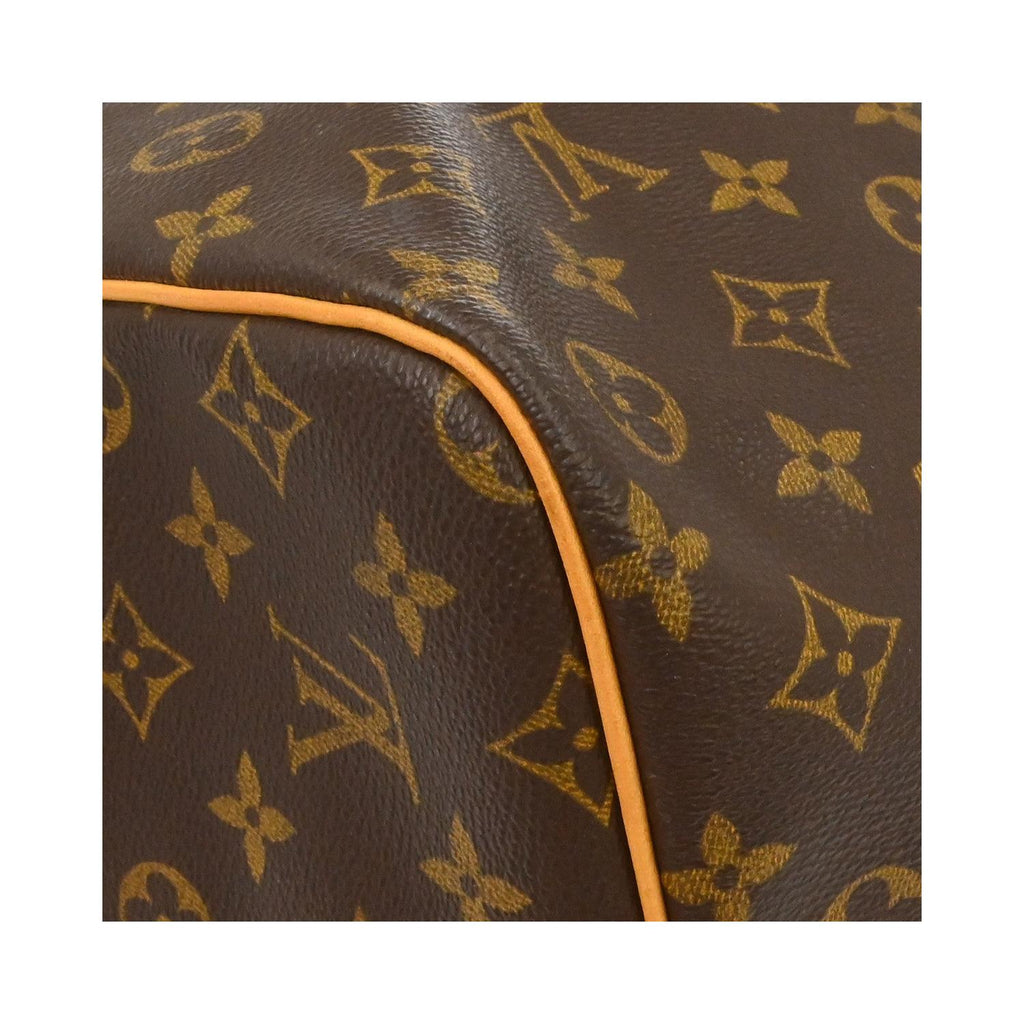 Sac De Voyage Louis Vuitton Keepall Bandouliere 60 Toile - Marron