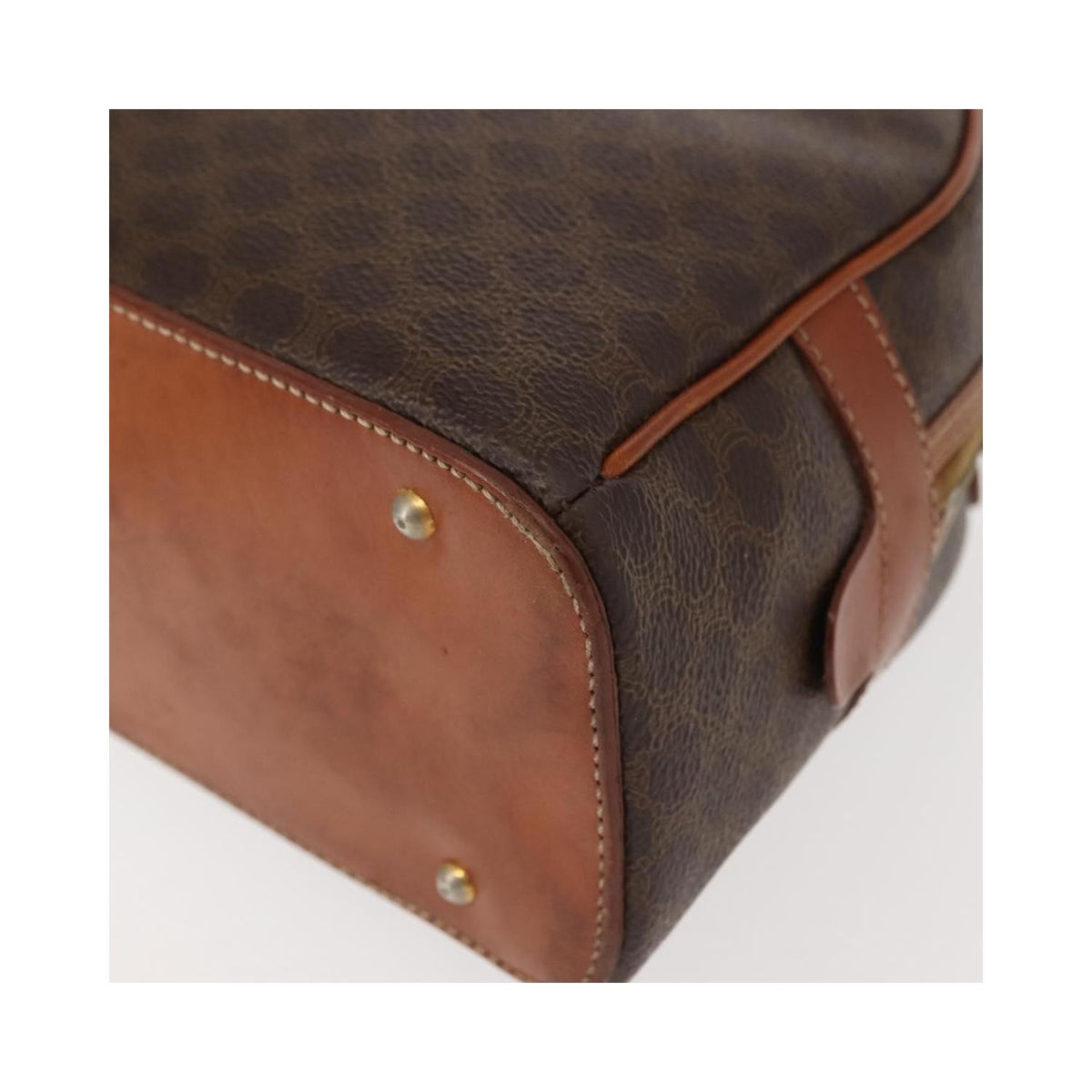 Sac À Main Celine Macadam Medium Toile - Marron