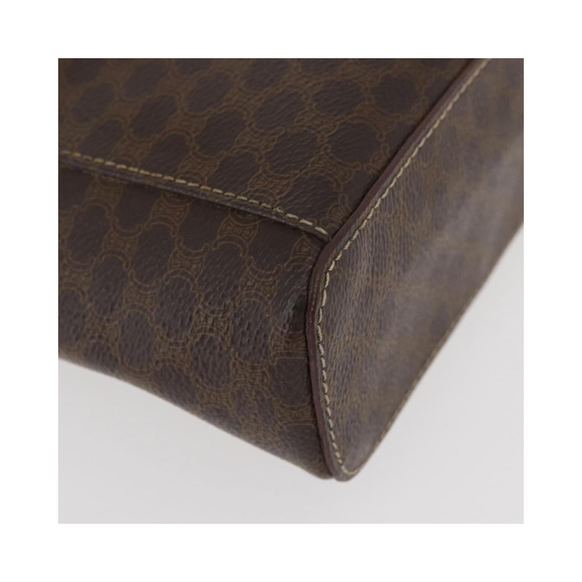 Pochette Celine Macadam Vanity Toile - Marron