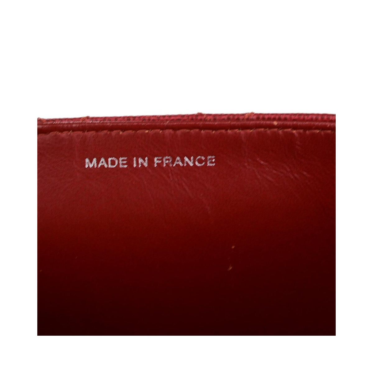 Chanel Vintage CC Flap Top Handle calfskin bag - Red