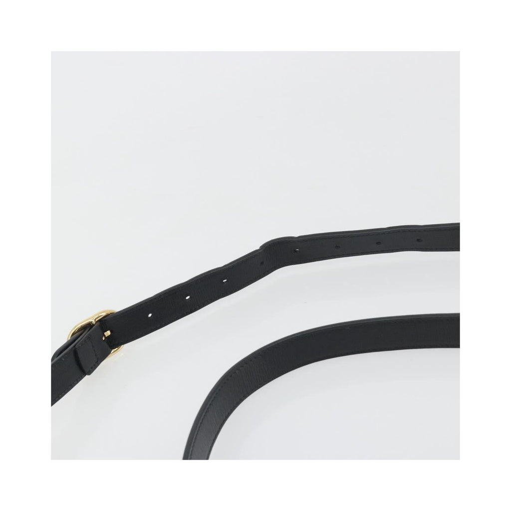 Sac Porté Épaule Gucci Gg Ring Small Cuir - Noir
