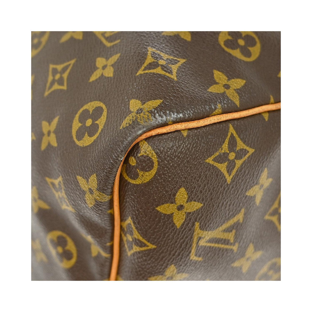 Louis Vuitton Keepall Bandoulière 60 Canvas Travel Bag - Brown
