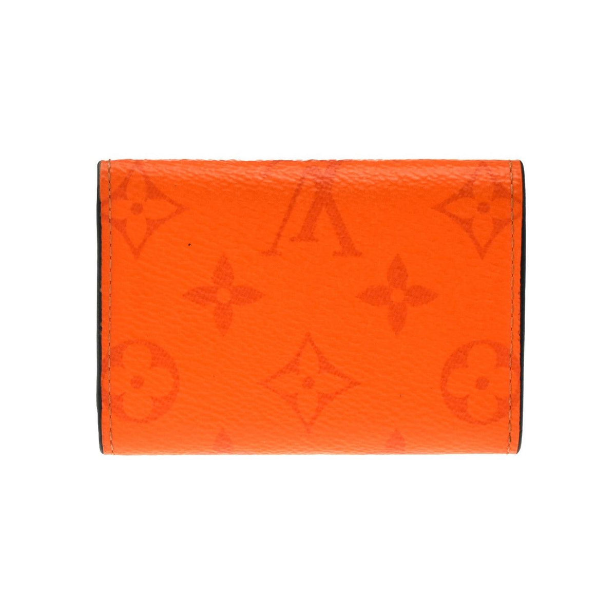 Portefeuille Louis Vuitton Discovery Compact Cuir - Orange