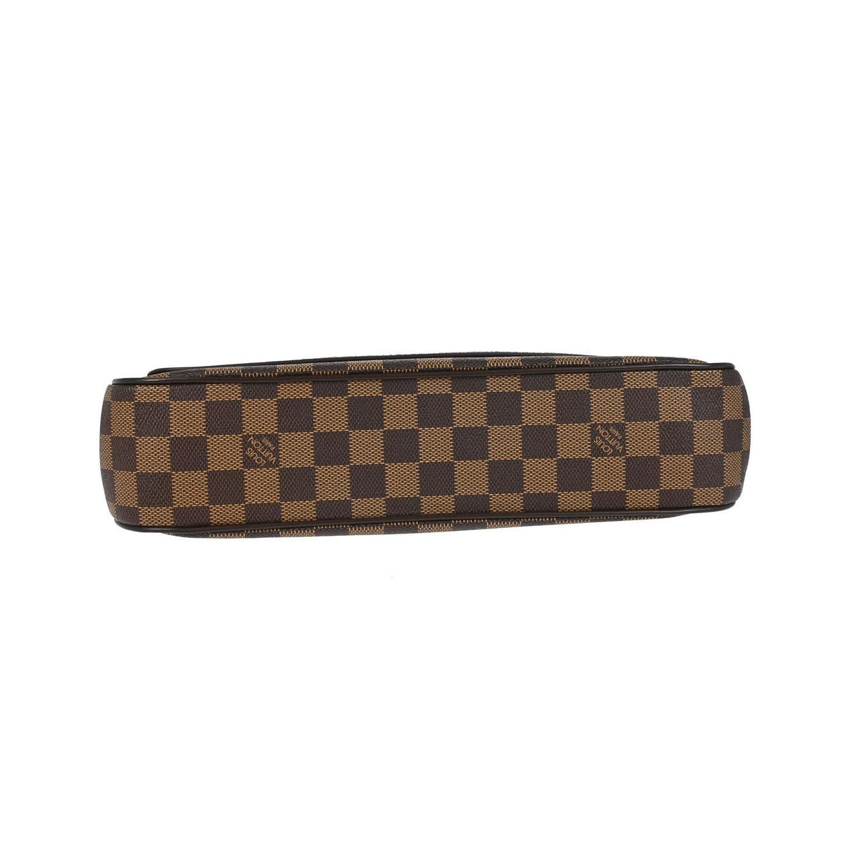 Borsa a spalla Louis Vuitton Aubagne in tela - Marrone