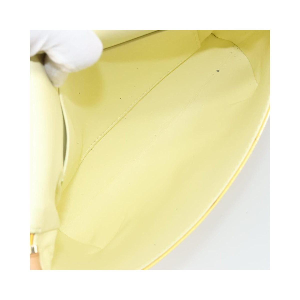 Sac Porté Épaule Louis Vuitton Thompson Street Handbag Medium Cuir Verni - Jaune